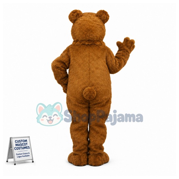 Brown Bruin Mascot Costume 