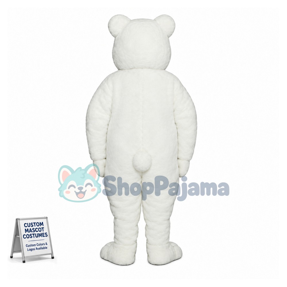 Adorable Polar Bear Mascot Costume 