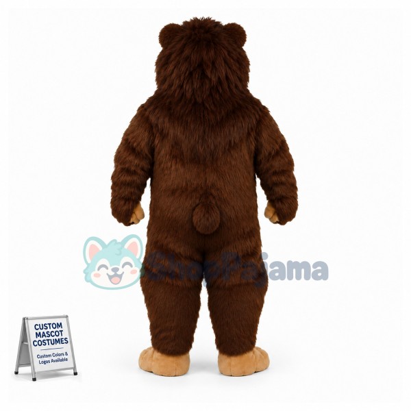 Orangutan Long Fur Mascot Costume	