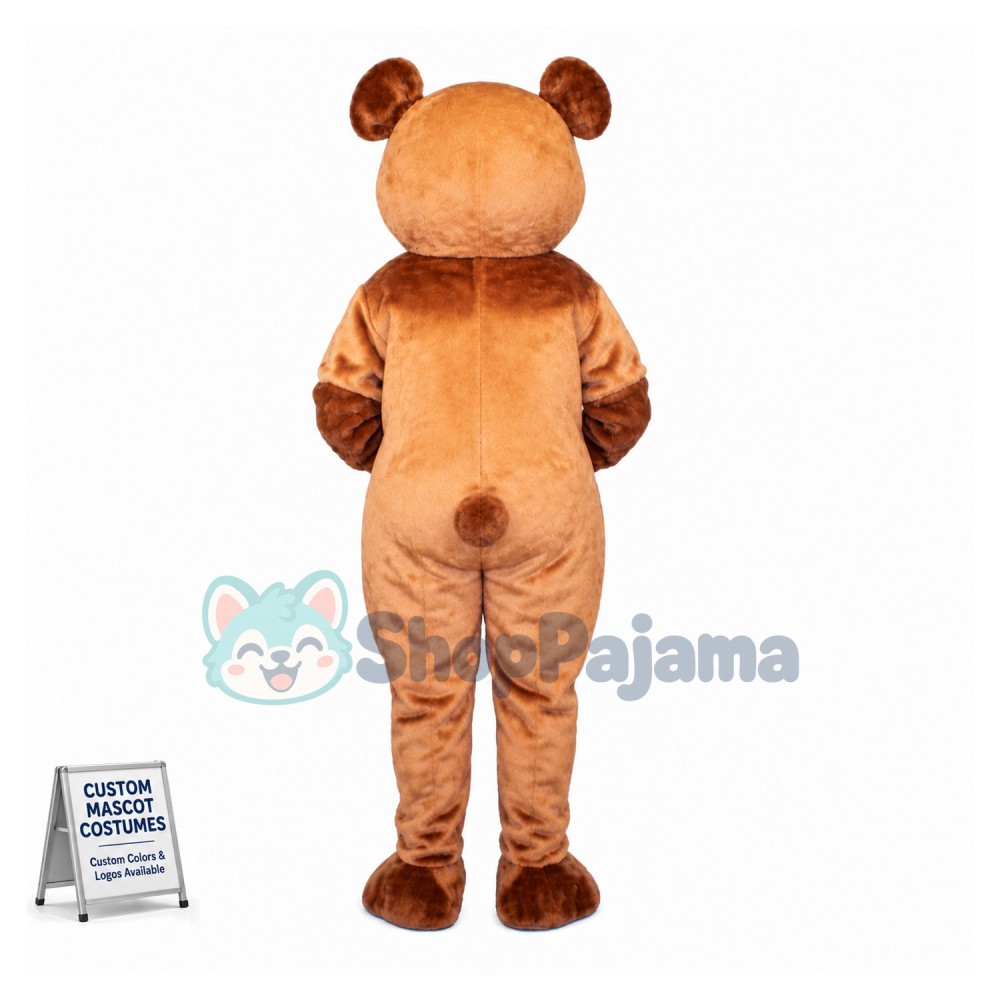 Adult Teddy Bear Mascot Costume