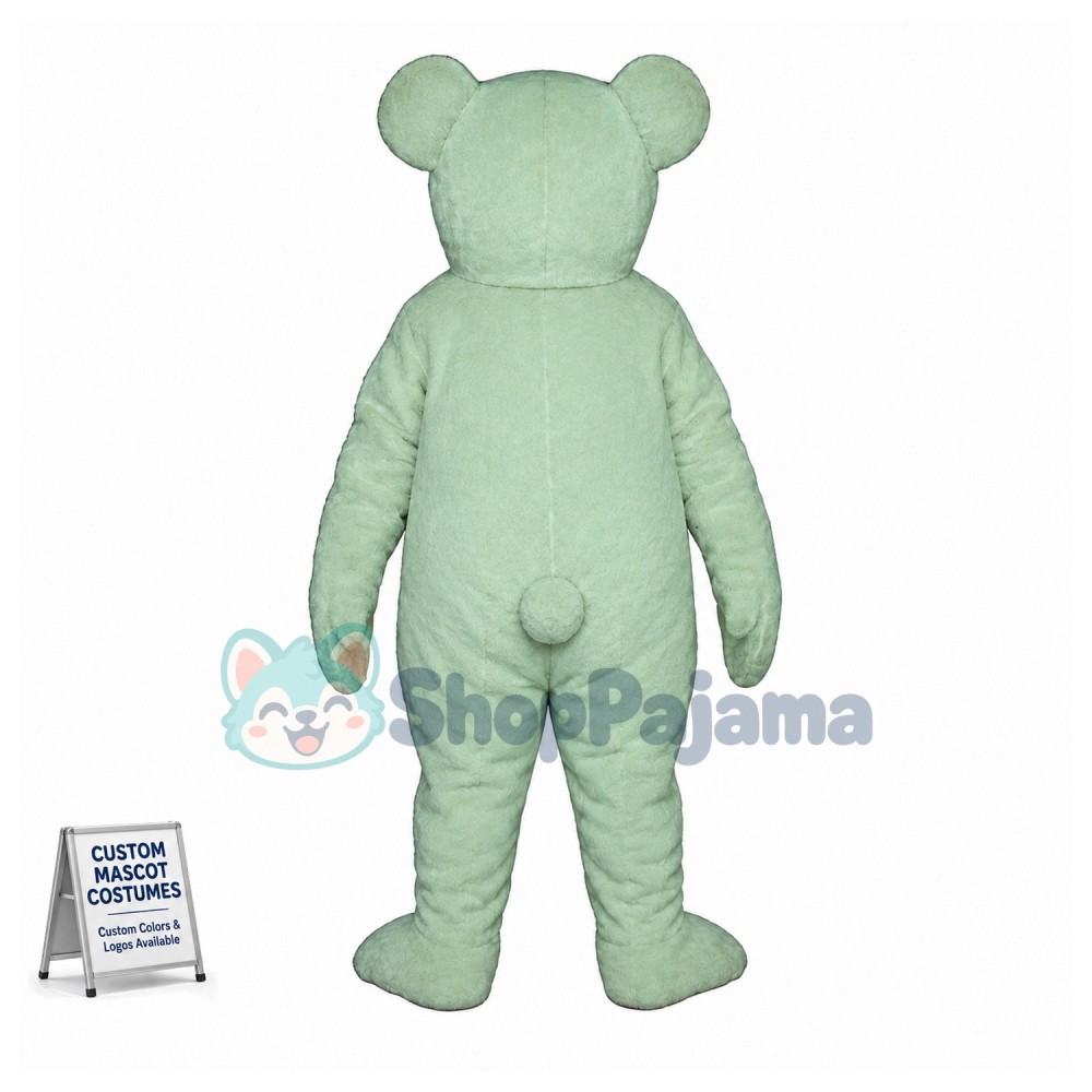 Adorable White Bear Mascot Costume