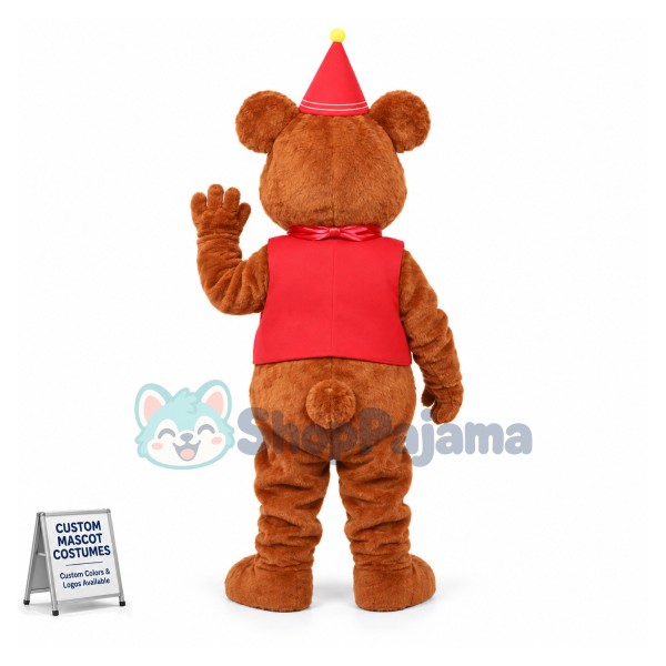 Teddy Bear Mascot Costume For Birthday Party