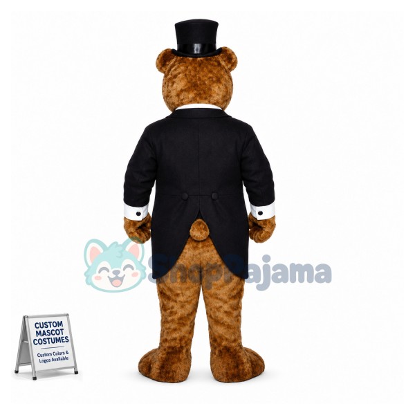 Gentleman Bear Mascot Costume