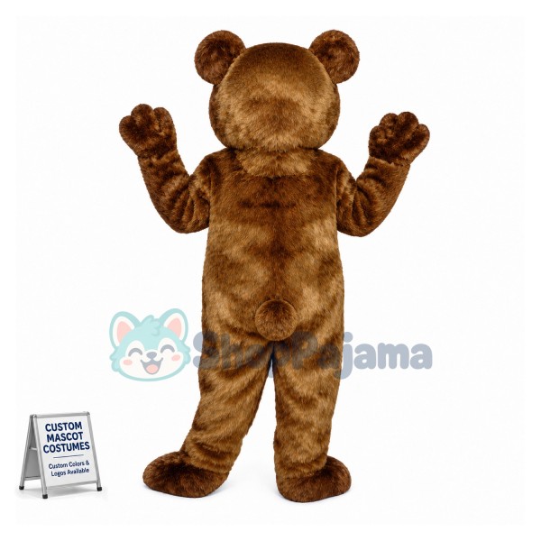 Adult plush Teddy Bear Mascot Costume 