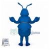 Adult Cartoon Blue Bug Mascot Costume