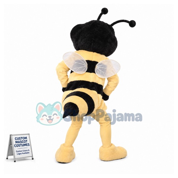 Insidious Thin Teeth Bee Mascot Costume 