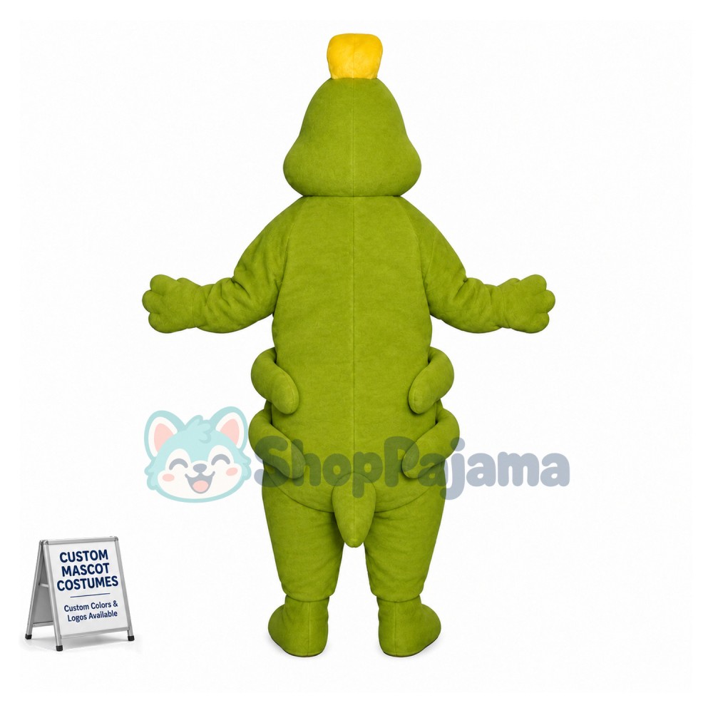 Cartoon Old Caterpillar Mascot Costume