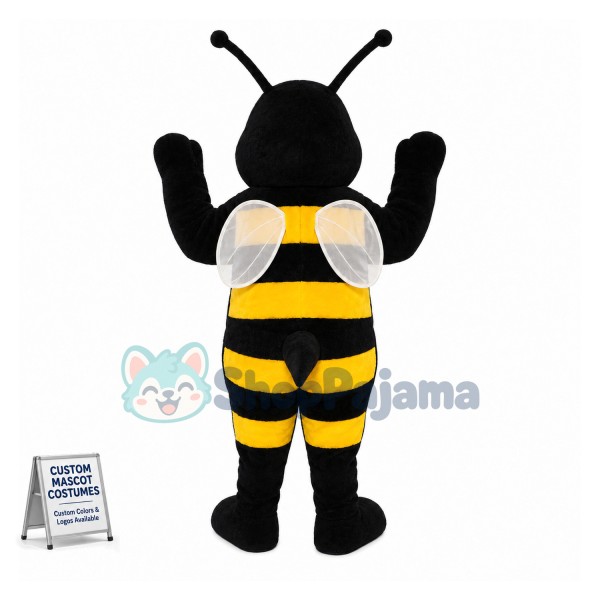 Adult Cartoon Bee Mascot Costume 