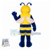 Blue Bee Mascot Costume 