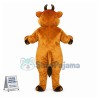 Brown Bull Lightweight Mascot Costume 