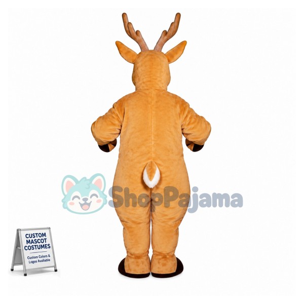 Jolly Reindeer Lightweight Mascot Costume 
