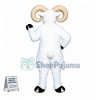 White Ram Animal Lightweight Mascot Costume 