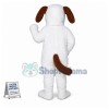 Loyal White Dog Mascot Costume 