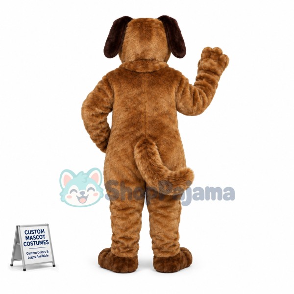 St Bernard Dog Mascot Adult Costume 