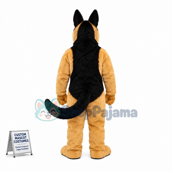 2nd Version Of German Shepard Dog Mascot Costume 
