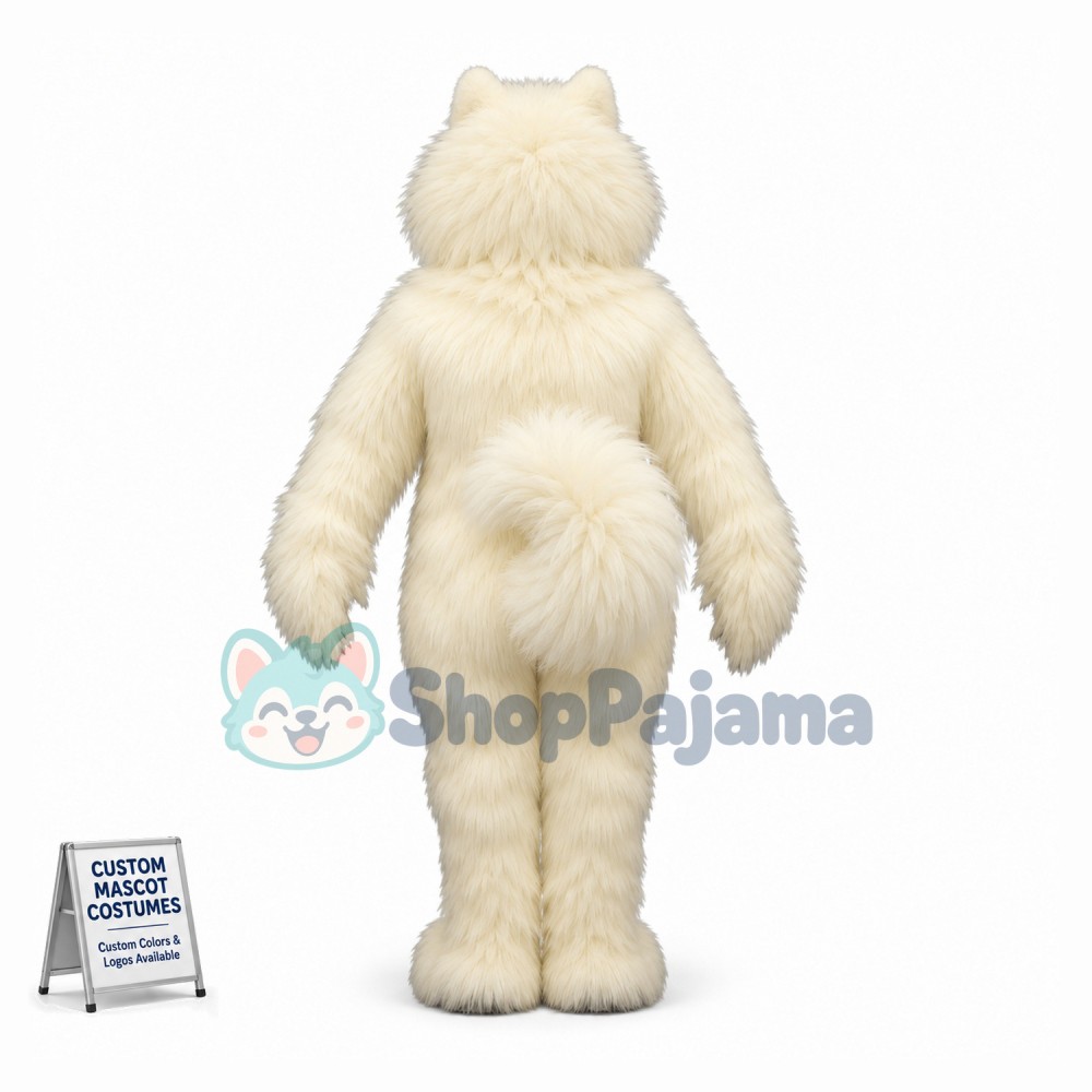 Adorable Sam Samoyed Mascot Costume 