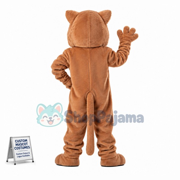 Colby Cougar Mascot Costume 