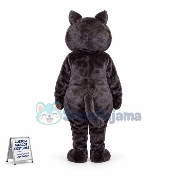 Black Kitten Mascot Costume 