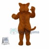 Golden Kitten Mascot Costume 