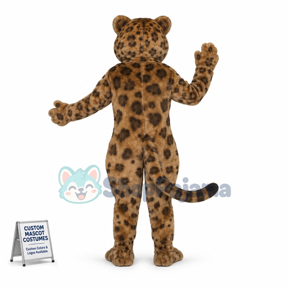 Jaguar Animal Mascot Adult Costume 