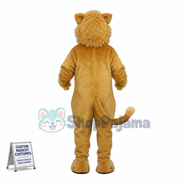 Fierce Young Lion Mascot Costume 