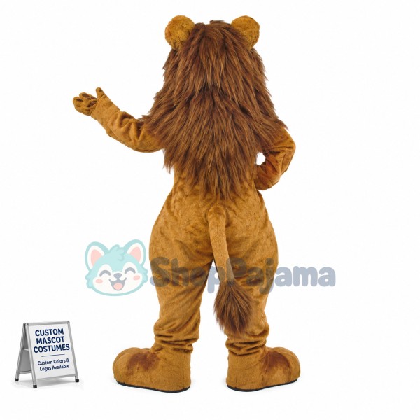 Wally Lion Mascot Costume 
