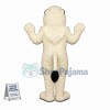 Adult Plush White Lion Mascot Costume 