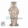 Fierce White Tiger Mascot Costume 