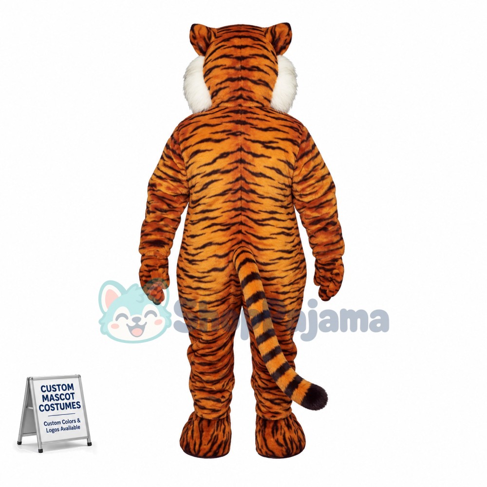 2nd Version Of Adult Tiger Mascot Costume 