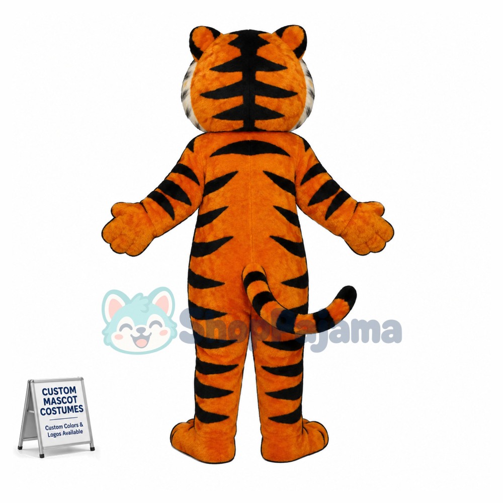 Adult Tiger Mascot Costume 