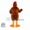 Brown Chicken Mascot Costume 
