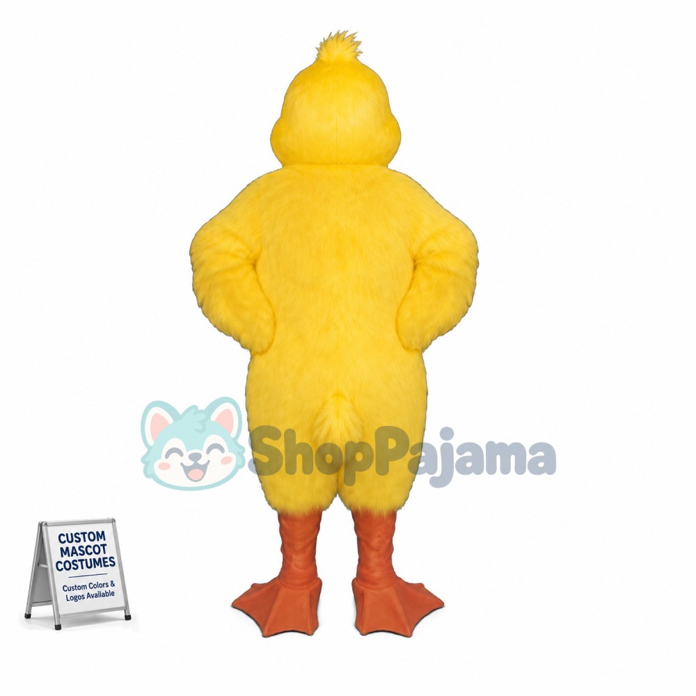2nd Version Of Baby Duck Mascot Costume 
