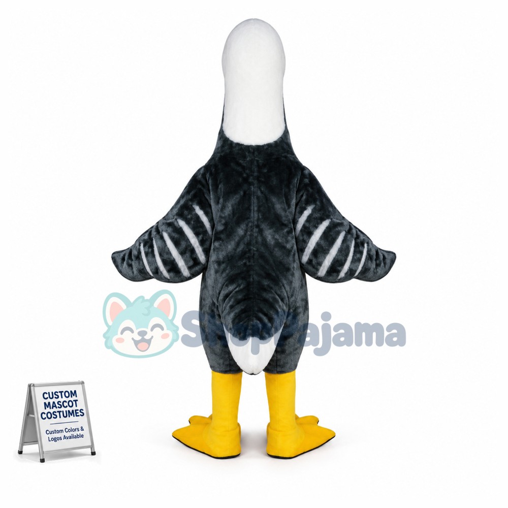 Grey Goose Mascot Costume 