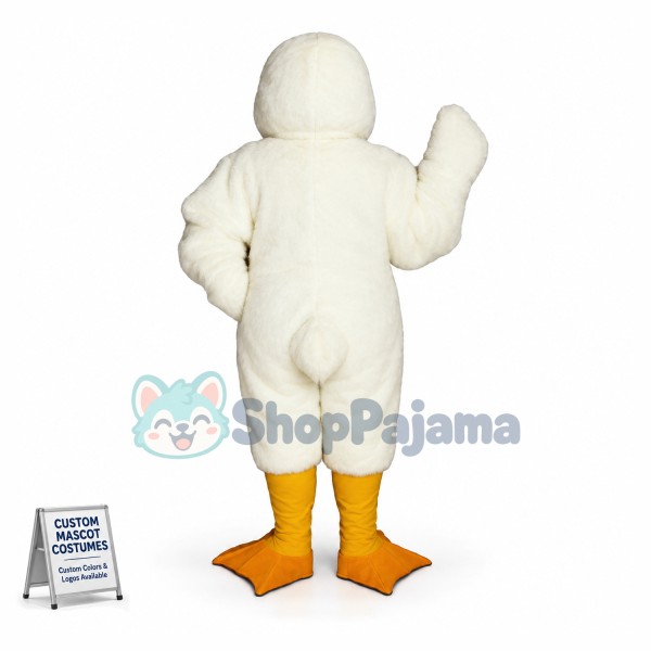Lovely White Duck Mascot Costume