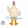 White Turkey Mascot Costume