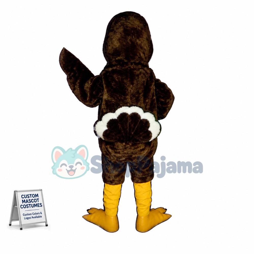 Black Turkey Mascot Costume
