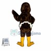 Black Turkey Mascot Costume