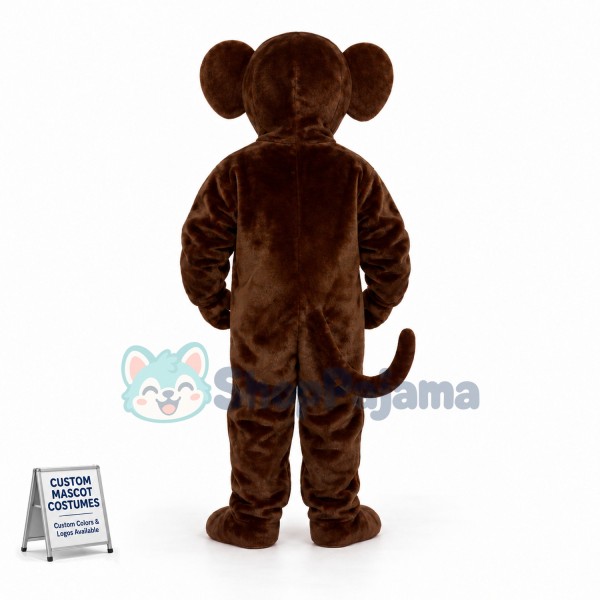 Brown Monkey Mascot Costume 