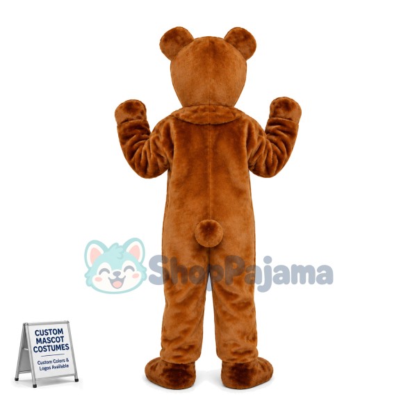 Brown Bear Mascot Costume	