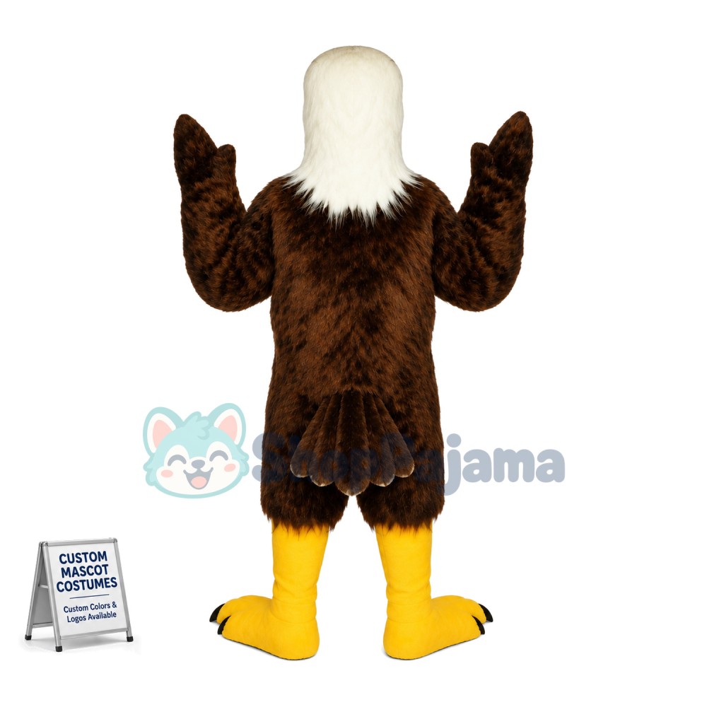 2nd Version Of Bald Eagle Mascot Costume	