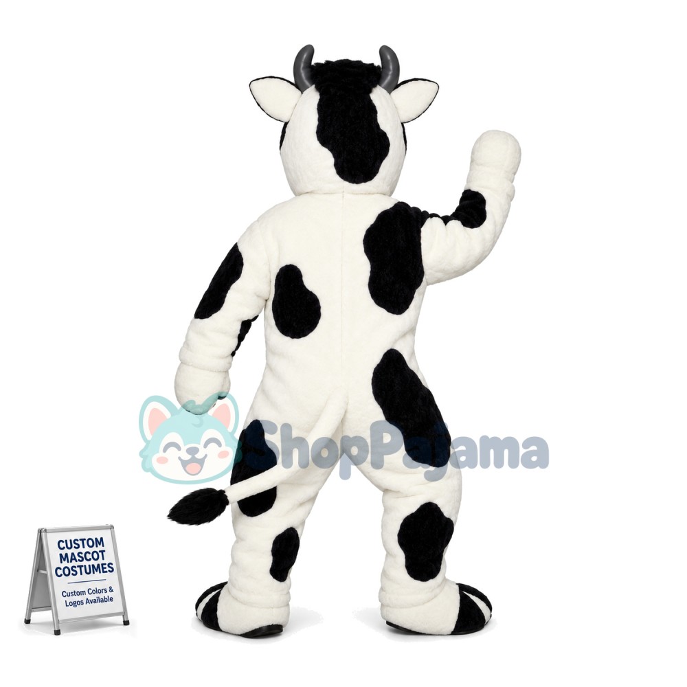 Dairy Cattle Mascot Costume	