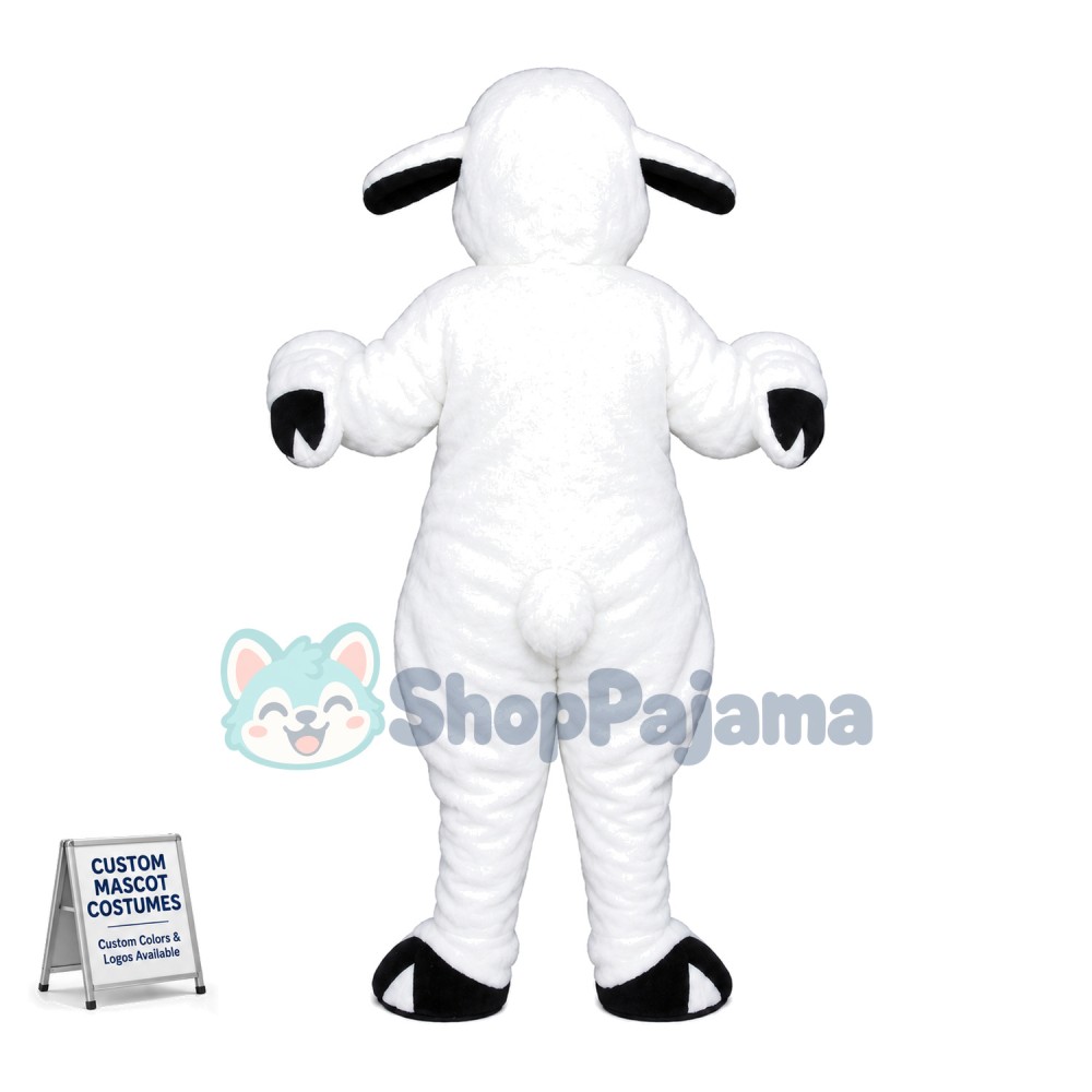 Suffolk Sheep Mascot Costume	