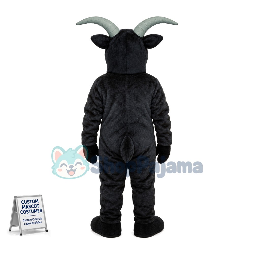 Black Bengal Goat Mascot Costume	