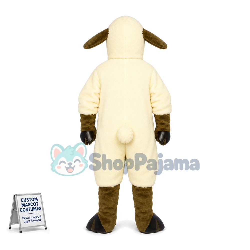 Swiss Sheep Mascot Costume	