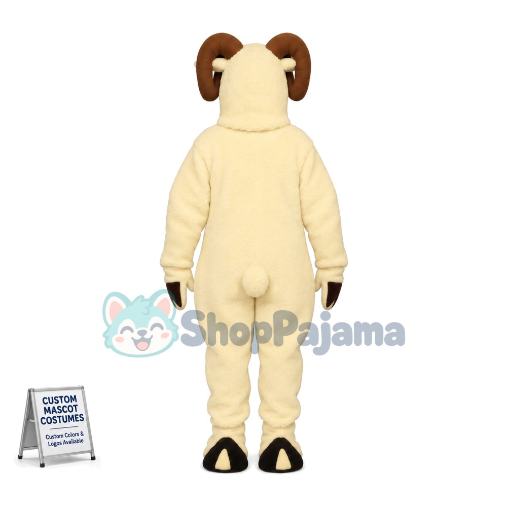 Dall Sheep Mascot Costume	