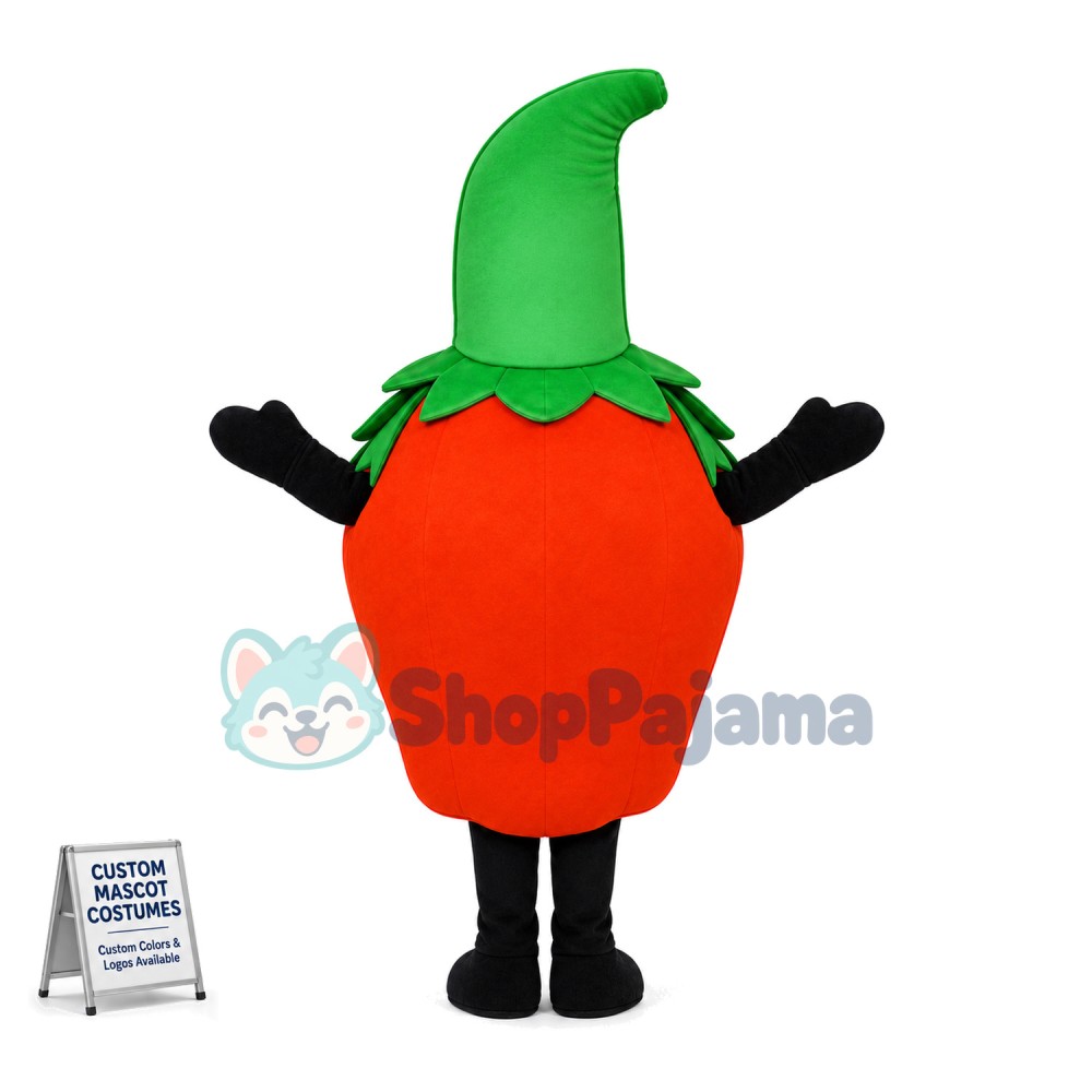 Lightweight Cartoon Red Delicious Apple Mascot Adult Costume	