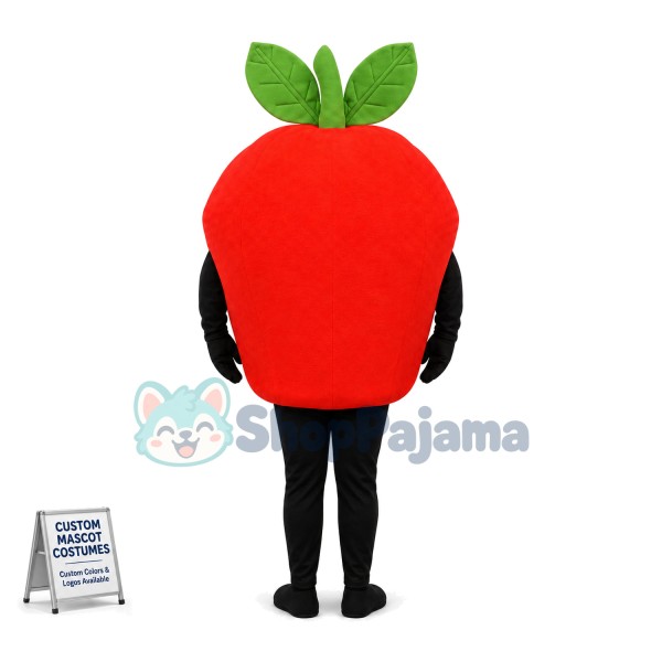 Deluxe Cartoon Red Apple Lightweight Mascot Costume	