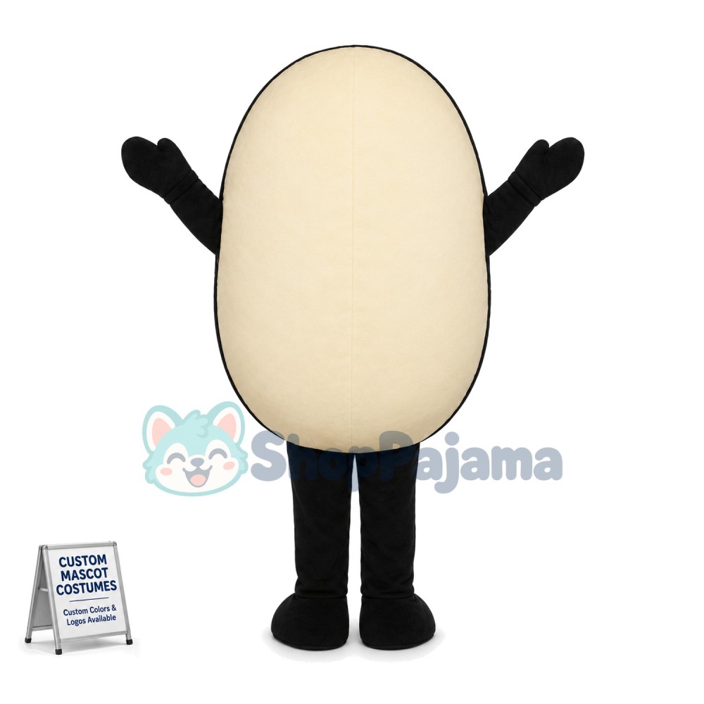 Deluxe Cartoon Boiled Egg Lightweight Mascot Adult Costume 