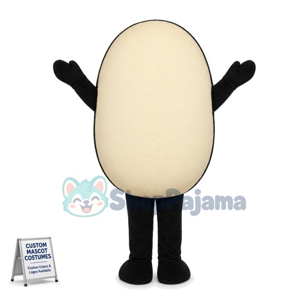 Deluxe Cartoon Boiled Egg Lightweight Mascot Adult Costume 