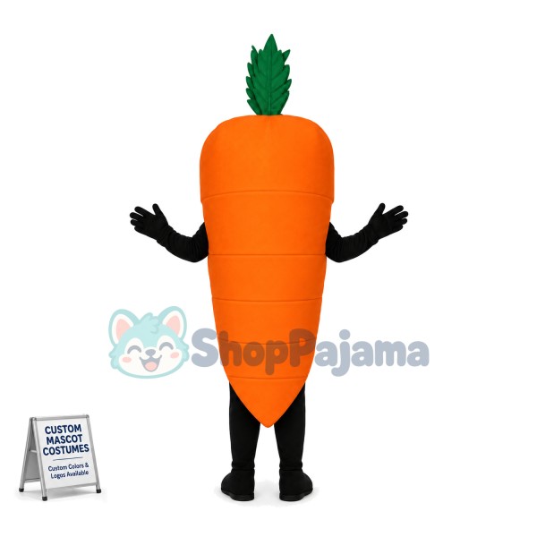 Deluxe Cartoon Carrot Lightweight Mascot Costume 